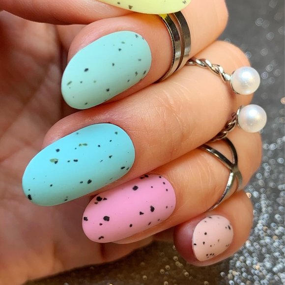 Spring Press on Nails/ Eggshell Press on Nails/ Easter Press on Nails - Picture 2 of 8